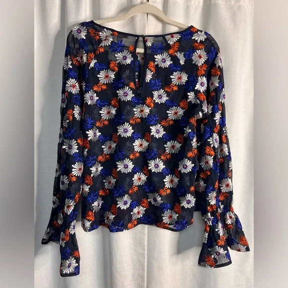 Anthropologie x Ella Moss Daisy Embroidered Top - Picture 4 of 8